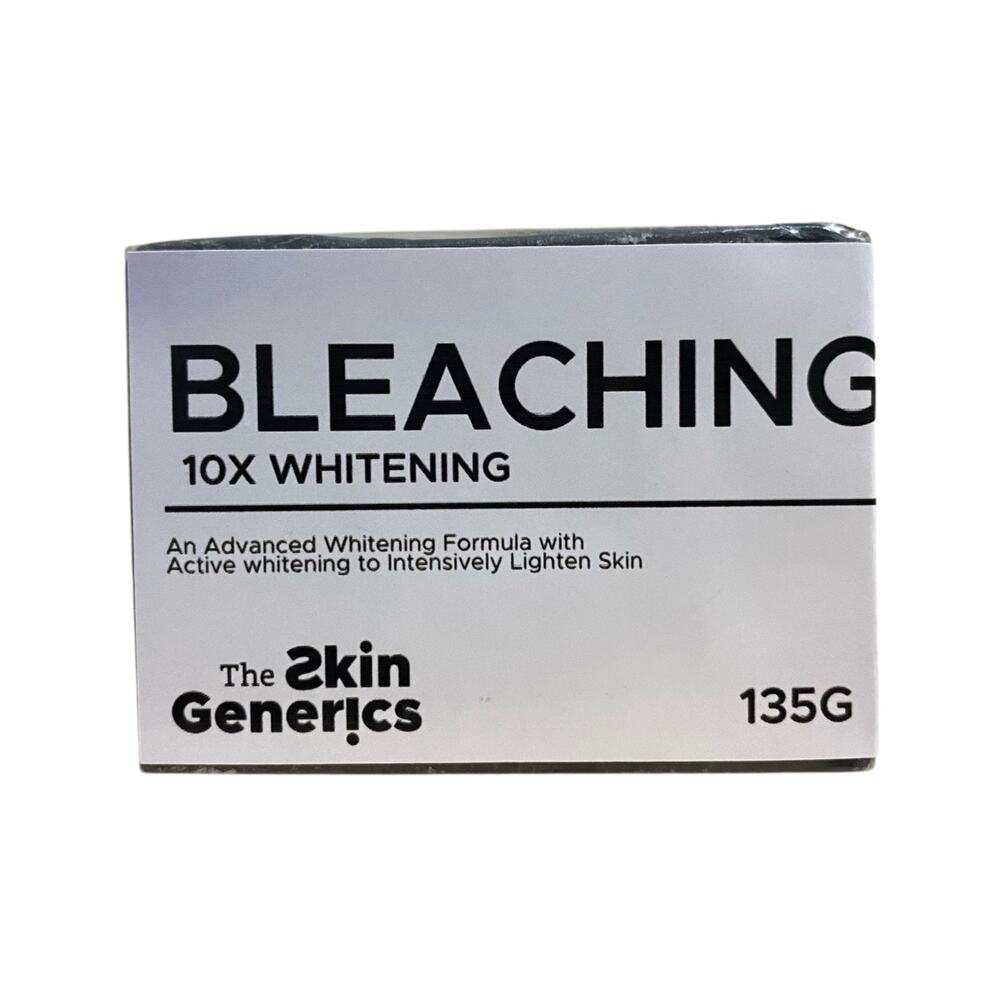 Skin Generics Bleaching Charcoal 10x Whitening Soap Bar 135g (1 Bar)Coconut Oil